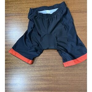 Men's Cycling Padded Shorts XL Black‎ Red GEL Chamois Anti-Shock Bike Riding NWT